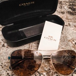 Coach aviators new in box
